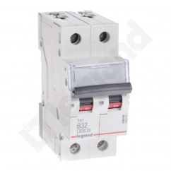 WYŁĄCZNIK NADPRĄDOWY S 302 2P B 32A 6000A SERII TX3