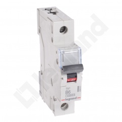WYŁĄCZNIK NADPRĄDOWY S 311 1P B 6A 10000A SERII TX3