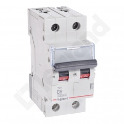 WYŁĄCZNIK NADPRĄDOWY S 312 2P B 6A 10000A SERII TX3
