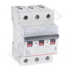 WYŁĄCZNIK NADPRĄDOWY S 313 3P B 20A 10000A SERII TX3