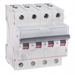 WYŁĄCZNIK NADPRĄDOWY S 314 4P B 20A 10000A SERII TX3