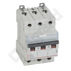 WYŁĄCZNIK NADPRĄDOWY S 303 3P B 63A 6000A SERII DX3
