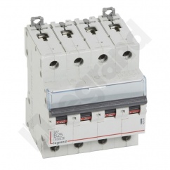 WYŁĄCZNIK NADPRĄDOWY S 304 4P B 25A 6000A SERII DX3
