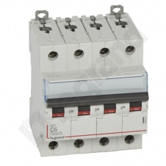 WYŁĄCZNIK NADPRĄDOWY S 304 4P C 6A 6000A SERII DX3