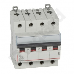 WYŁĄCZNIK NADPRĄDOWY S 304 4P C 25A 6000A SERII DX3