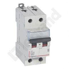 WYŁĄCZNIK NADPRĄDOWY S 302 2P D 20A 6000A SERII DX3 WYŁĄCZNIK NADPRĄDOWY S 302 2P D 20A 6000A SERII DX3