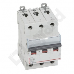 WYŁĄCZNIK NADPRĄDOWY S 303 3P D 16A 6000A SERII DX3