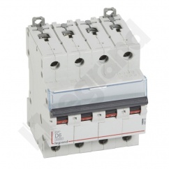 WYŁĄCZNIK NADPRĄDOWY S 304 4P D 6A 6000A SERII DX3