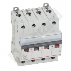 WYŁĄCZNIK NADPRĄDOWY S 304 4P D 63A 6000A SERII DX3 WYŁĄCZNIK NADPRĄDOWY S 304 4P D 63A 6000A SERII DX3