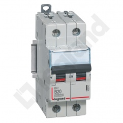 WYŁĄCZNIK NADPRĄDOWY S 312 2P B 20A 10000A SERII DX3 #N/D
