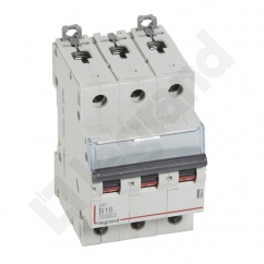 WYŁĄCZNIK NADPRĄDOWY S 313 3P B 16A 10000A SERII DX3