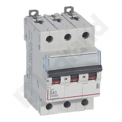 WYŁĄCZNIK NADPRĄDOWY S 313 3P B 40A 10000A SERII DX3