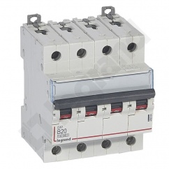 WYŁĄCZNIK NADPRĄDOWY S 314 4P B 20A 10000A SERII DX3