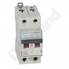 WYŁĄCZNIK NADPRĄDOWY S 312 2P C 63A 10000A SERII DX3