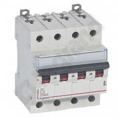 WYŁĄCZNIK NADPRĄDOWY S 314 4P C 3A 10000A SERII DX3