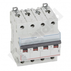WYŁĄCZNIK NADPRĄDOWY S 314 4P C 25A 10000A SERII DX3