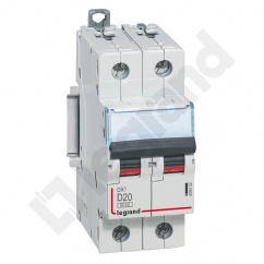 WYŁĄCZNIK NADPRĄDOWY S 312 2P D 20A 10000A SERII DX3 #N/D