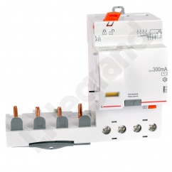 BLOK RÓŻNICOWOPRĄDOWY PR 304 4P 63A 300MA TYP AC SERII DX3