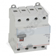 WYŁĄCZNIK RÓŻNICOWOPRĄDOWY P 304 4P 63A 300MA TYP A-S SERII DX3