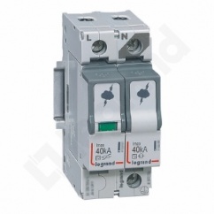 OGRANICZNIK PRZEPIĘĆ T2 40 KA 1P+N OGRANICZNIK PRZEPIĘĆ T2 40 KA 1P+N