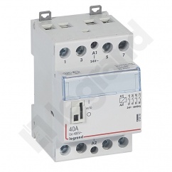 STYCZNIK MODUŁOWY SM 340 40A 24V 4NO Z MANIPULATOREM STYCZNIK MODUŁOWY SM 340 40A 24V 4NO Z MANIPULATOREM