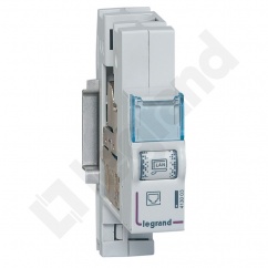 PANEL KROSOWY RJ45 STP. KAT. 6 NA SZYNĘ TH35
