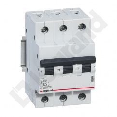 WYŁĄCZNIK NADPRĄDOWY RX3 3P C 25A 6000A WYŁĄCZNIK NADPRĄDOWY RX3 3P C 25A 6000A