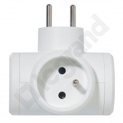 ROZGAŁĘŹNIK 3X2P+Z - 16 A - BIAŁY ROZGAŁĘŹNIK 3X2P+Z - 16 A - BIAŁY