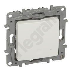 Niloe - Łącznik pojedynczy bez zacisku N 7 - 300 W, 5 - 60 W dla Led (nadajnik/odbiornik) - Biały Niloe - Łącznik pojedynczy bez zacisku N 7 - 300 W, 5 - 60 W dla Led (nadajnik/odbiornik) - Biały