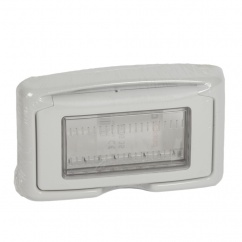 PLEXO55 - ADAPTER DLA 4 MODUŁÓW MOSAIC SZARY PLEXO55 - ADAPTER DLA 4 MODUŁÓW MOSAIC SZARY