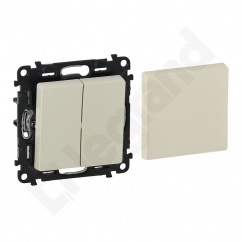 VALENA LIFE ŁĄCZNIK WIELOFUNKCYJNY KREMOWY 10 AX - 250 V VALENA LIFE ŁĄCZNIK WIELOFUNKCYJNY KREMOWY 10 AX - 250 V
