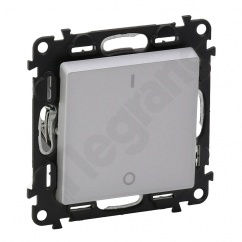 VALENA LIFE ŁĄCZNIK DWUBIEGUNOWY ALUMINIUM 16 AX - 250 V VALENA LIFE ŁĄCZNIK DWUBIEGUNOWY ALUMINIUM 16 AX - 250 V