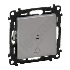 VALENA LIFE PRZYCISK PRZEŁĄCZY NO_NC PODŚWIETLANY ALUMINIUM 12 V VALENA LIFE PRZYCISK PRZEŁĄCZY NO_NC PODŚWIETLANY ALUMINIUM 12 V