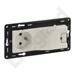 GNIAZDO ŁĄCZONE 2P+Z + USB 1000 MA KREMOWY GNIAZDO ŁĄCZONE 2P+Z + USB 1000 MA KREMOWY