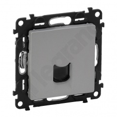 VALENA LIFE GNIAZDO 1 x RJ 13 ALUMINIUM VALENA LIFE GNIAZDO 1 x RJ 13 ALUMINIUM