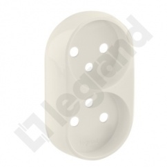 Valena Allure - Plakietka gniazda 2 x 2P+Z wieloramkowego KREMOWA Valena Allure - Plakietka gniazda 2 x 2P+Z wieloramkowego KREMOWA