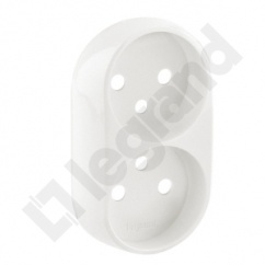 Valena Allure - Plakietka gniazda 2 x 2P+Z wieloramkowego PERŁOWA Valena Allure - Plakietka gniazda 2 x 2P+Z wieloramkowego PERŁOWA