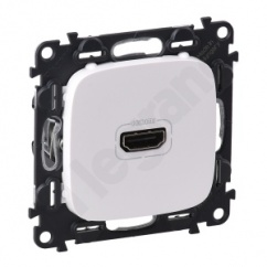 GNIAZDO HDMI 1.3 Z ZACISKAMI ŚRUBOWYMI BIAŁY