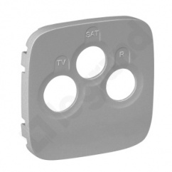 Valena Allure - Plakietka gniazda TV-RD-SAT ALUMINIUM