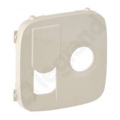Valena Allure - Plakietka gniazd TV+RJ45 KREMOWA