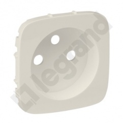 Valena Allure - Plakietka gniazda 2P+Z KREMOWA Valena Allure - Plakietka gniazda 2P+Z KREMOWA