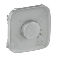 Valena Allure - Plakietka  termostatu podłogowego ALUMINIUM