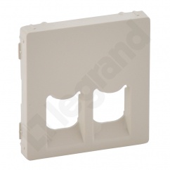 VALENA LIFE PLAKIETKA GNIAZDA 2 x RJ 45 KREMOWA VALENA LIFE PLAKIETKA GNIAZDA 2 x RJ 45 KREMOWA