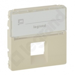 VALENA LIFE PLAKIETKA Z ETYKIETĄ GNIAZDA 1 x RJ 45 kat. 6A UTP KREMOWA VALENA LIFE PLAKIETKA Z ETYKIETĄ GNIAZDA 1 x RJ 45 kat. 6A UTP KREMOWA