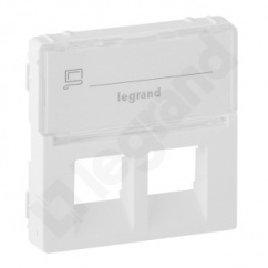VALENA LIFE PLAKIETKA Z ETYKIETĄ GNIAZDA 2 x RJ 45 BIAŁA VALENA LIFE PLAKIETKA Z ETYKIETĄ GNIAZDA 2 x RJ 45 BIAŁA