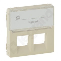 VALENA LIFE PLAKIETKA Z ETYKIETĄ GNIAZDA 2 x RJ 45 KREMOWA VALENA LIFE PLAKIETKA Z ETYKIETĄ GNIAZDA 2 x RJ 45 KREMOWA